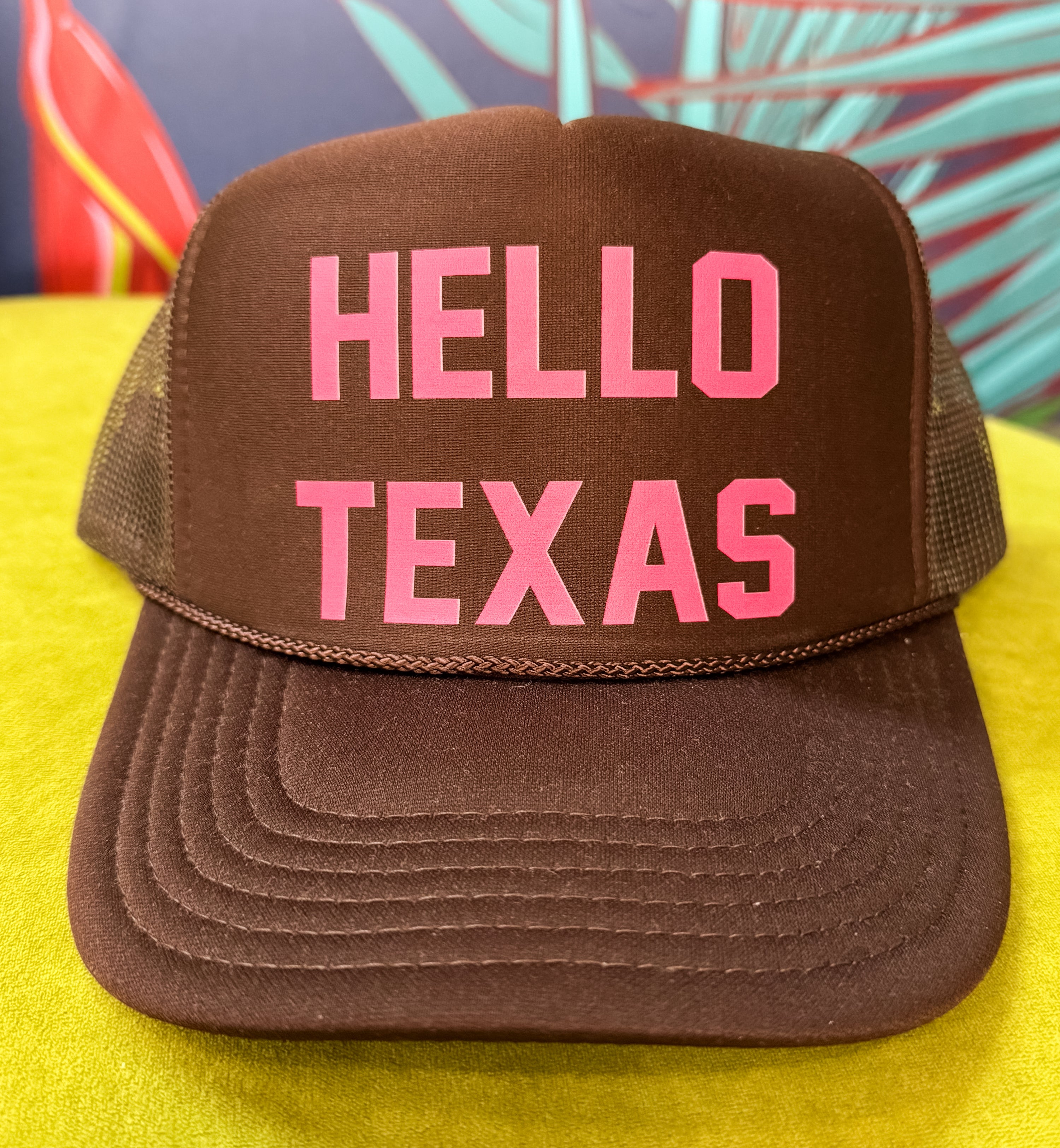 Hello Texas Trucker Hat