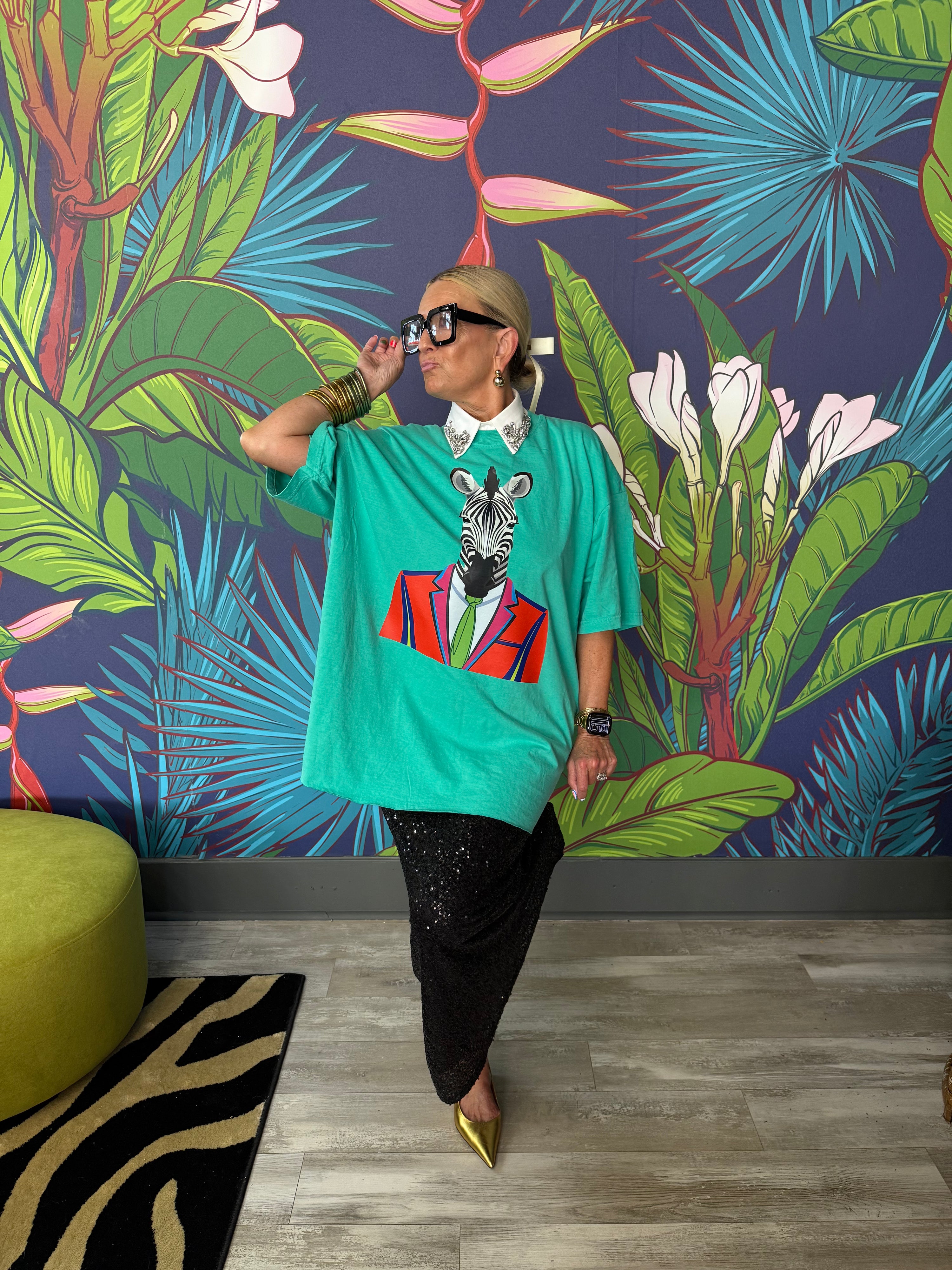 Zebra Wild Graphic Tee