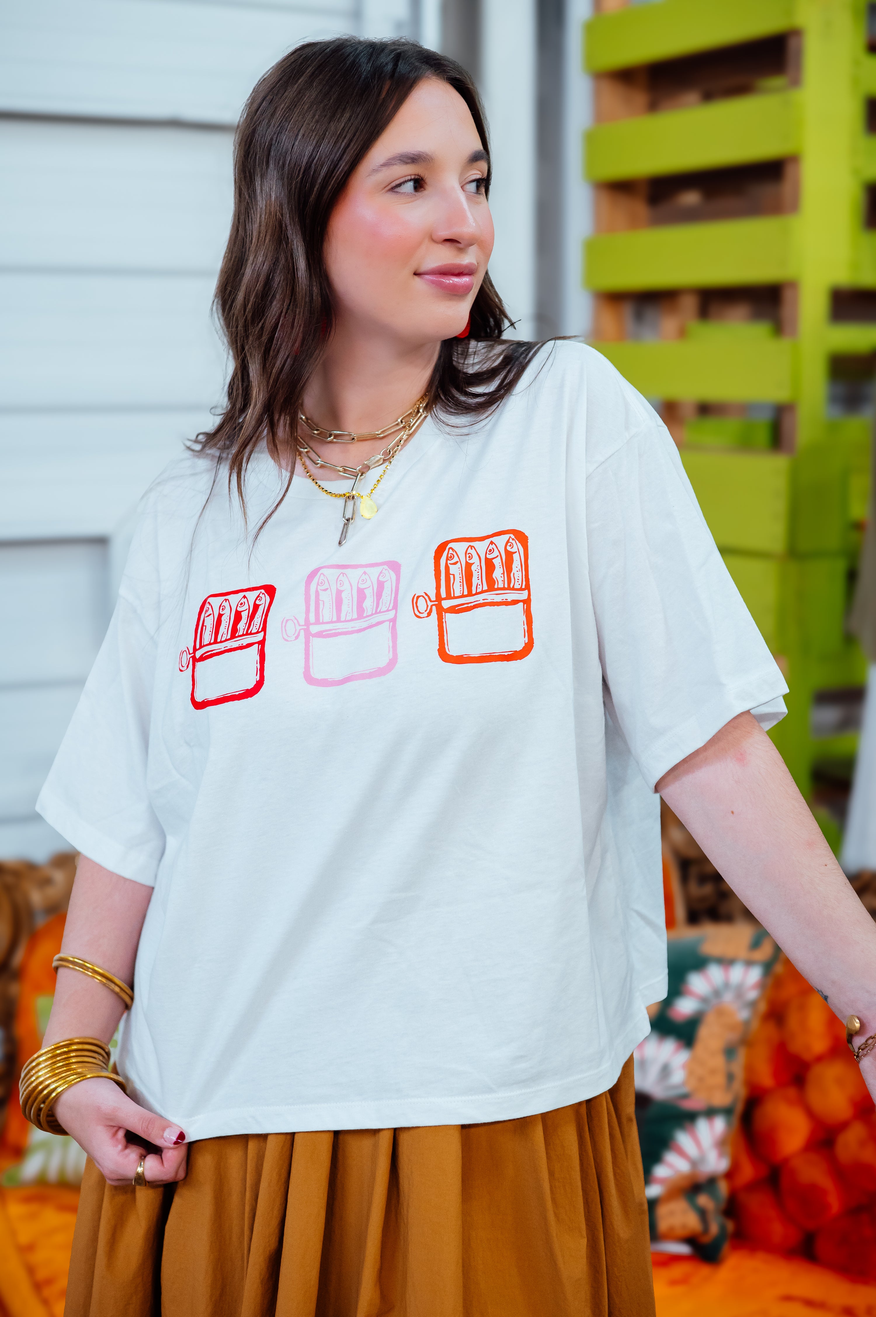 Tin Fish Graphic Tee